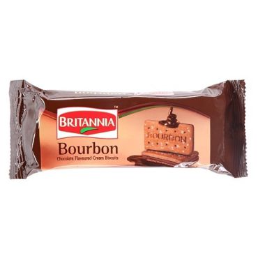 Britannia Bourbon Cream Biscuit 100Gm, 30 Pieces Per Carton